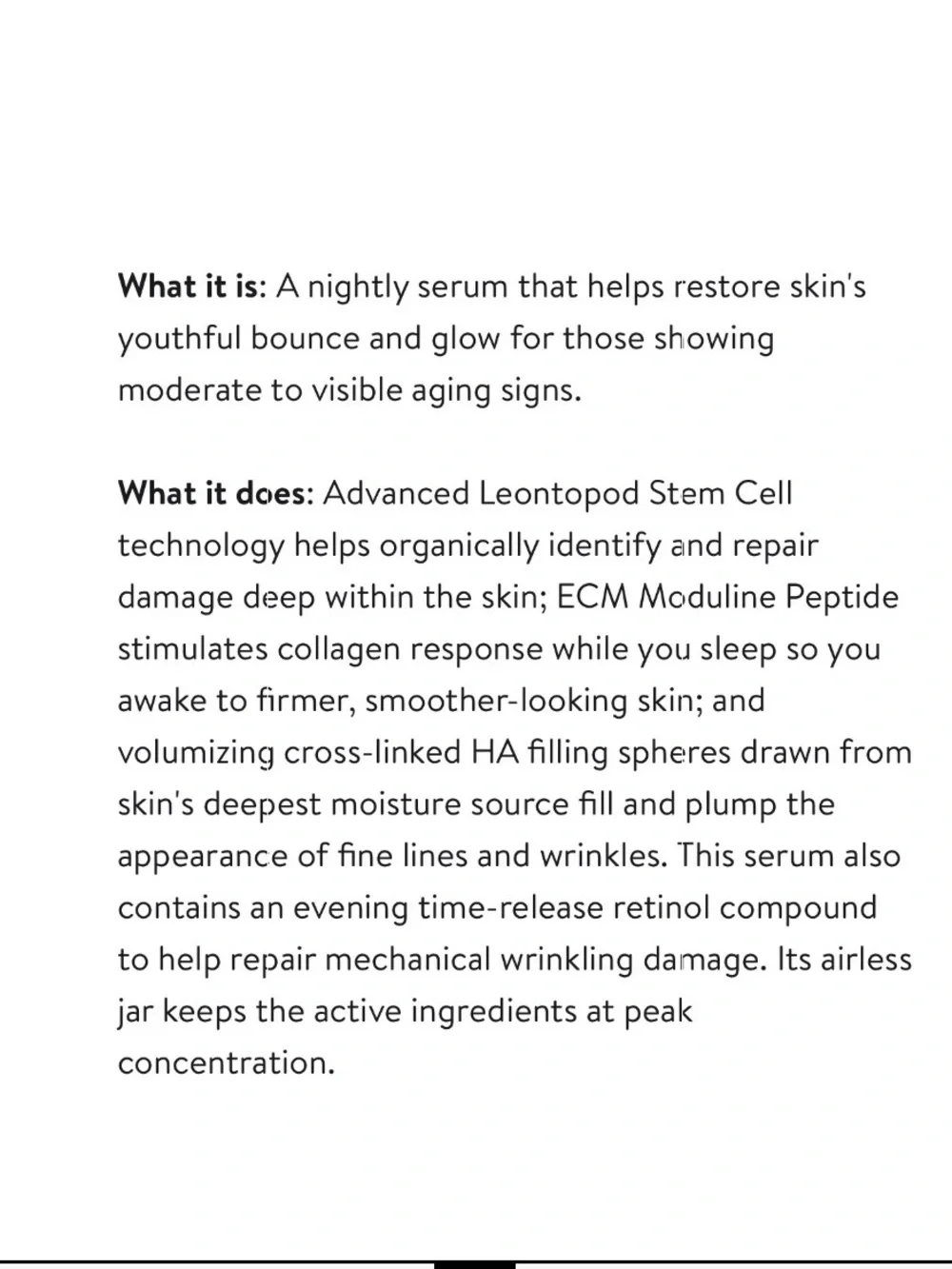 BeautyBio The Nightly Peptide Filling Sphere Serum